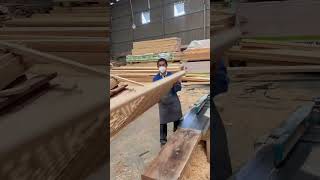 Manufacturing process of a carved wooden door [upl. by Kcirddet]