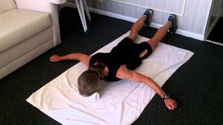 Prone Scapular Retraction Exercise [upl. by Madelene877]