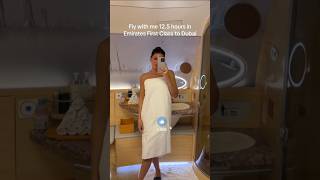 Emirates A380 First Class Luxury Experience 🛫💎firstclassdubaishowerspa [upl. by Adaliah]