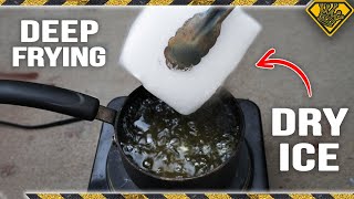 Deep Frying Dry Ice Deep Fried Water TKOR Shows You What Happens When Deep Frying Water and Ice [upl. by Pincas431]