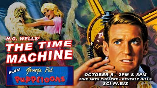 THE TIME MACHINE 1960 TRAILER  HD RESTORED REVISED  NEW FILM EVENT COMING  SCIFIBIZ [upl. by Niaz73]