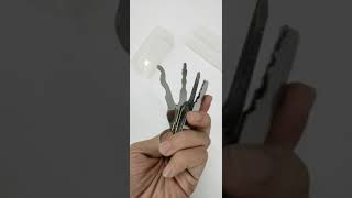 10pcs Jiggler Keys Double Sided Lock Pick Set Unlock Tool for car Auto Unlocking Tools Locksmith Too [upl. by Alenson]