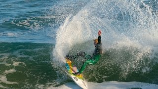 Surfing Steamer Lane Fun Waves in Santa Cruz California RAW and Unedited Video [upl. by Frohne]