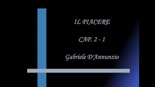 IL PIACERE 2  1  Gabriele DAnnunzio [upl. by Gerfen]