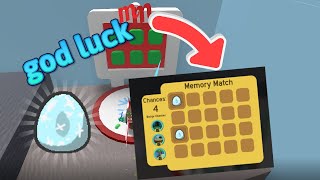 Getting a Diamond Egg From Winter Memory Match  Bee Swarm Simulator [upl. by Karub]