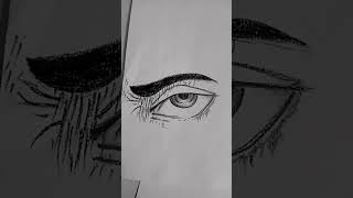 anime art drawing eyes easydrawing [upl. by Aisemaj48]