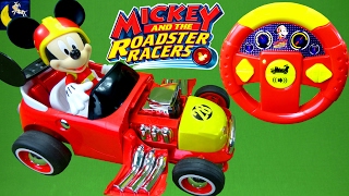 RC Mickey and the Roadster Racers Toys Transforming Roadster Racer Radio Remote Control Race Car Toy [upl. by Anhavas]