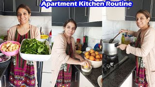 Apartment Mein Meri Kitchen Routine  Plazza mein Amna Ka Kase Khyal Rakhti Hoon   AyeshaLifeStyle [upl. by Letnuhs79]