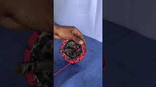 Fan winding pvc wire Experiment  experiment scienceexperiment scienceproject electric shorts [upl. by Eimat]