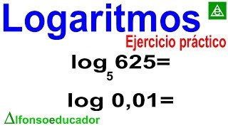 EJERCICIOS De LOGARITMOS MÃ‰TODO EFECTIVO  Hallar El Valor De Los Logaritmos 2 [upl. by Faria]