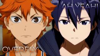 Ah Yeah x Overfly  Mashup of Haikyuu Sword Art Online Luna Haruna x Sukima Switch [upl. by Colline775]