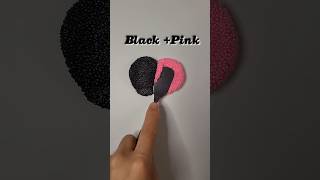 Who will winBlack or Pinkcolormix shorts youtube [upl. by Nahtahoj]