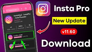 How to Download Insta Pro New Version  instapro kaise update karen 2024 [upl. by Nuajed]