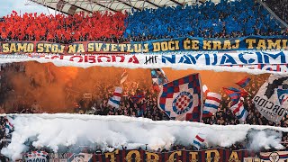 Torcida Split  HNK Hajduk Split  Slaven Belupo 40 22kolo SS HNL [upl. by Ellenhoj]