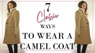 How to Style a Camel Coat 7 ways  Style over 40 [upl. by Sophronia]