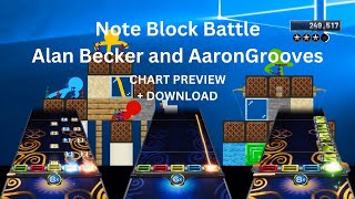 Note Block Battle  Alan Becker and AaronGrooves CHART PREVIEW [upl. by Anotyal]