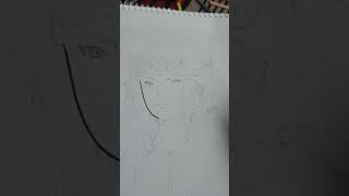 Minato namikaze Drowning drowing animedrawing naruto [upl. by Ayanad]