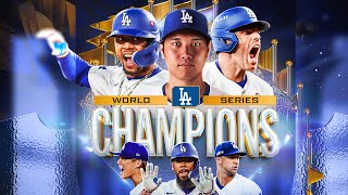 THE DODGERS ARE 2024 WORLD CHAMPIONS FULL FINAL INNING OF THEIR CLINCH [upl. by Saimerej]