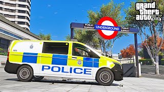 London Undergrounds Elite Firearms Police  BTP ARV Patrol  GTA 5 UK Mods LSPDFR [upl. by Eniamej]