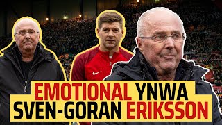 Emotional scenes as Anfield rises amp sings YNWA for SvenGoran Eriksson [upl. by Floro]