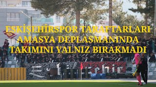 Eskişehirspor Taraftarları Amasyada da Takımını Yalnız Bırakmadı ⚫🔴 06112022 EsEs Amasyaspor [upl. by Monjo358]