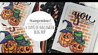 Stampendous 31 Days of Halloween Blog Hop  Day 17 [upl. by Noyahs963]