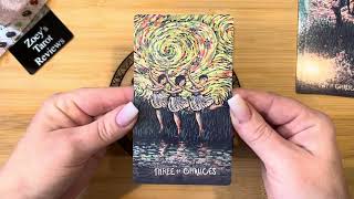 The Prisma Visions Tarot Review and Flip Through 1st Edition James R Eads [upl. by Terza]