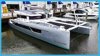 Windelo 50  The ULTIMATE ELECTRIC Bluewater Catamaran 4K Tour Learning the Lines [upl. by Binny351]