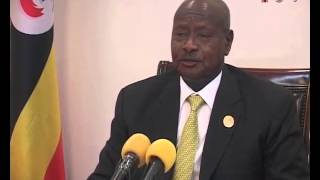 Museveni reacts to Mbabazis 2016 Presidential bid [upl. by Danie910]