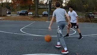 1v1 Youth Basketball 🏀 13 yr old vs 14 yr old 👀 [upl. by Chilton32]