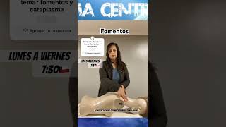 Fomentos y cataplasma  Seminario de Salud Visita nuestro canal está toda la informaciónsuscribete [upl. by Hilten96]