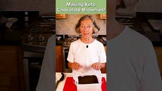 Making Keto Chocolate Brownies [upl. by Olethea545]