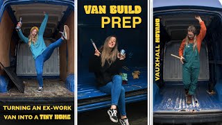 Prepping an exwork van for a camper conversion  Vanbuild  Vauxhall Movano [upl. by Sharleen141]