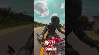 Suzuki GSXS1000 vs Yamaha R6 race  travel racing fast speed [upl. by Lanita]