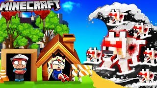 BAZA VS HEKTOREXE TSUNAMI  MINECRAFT TSUNAMI CHALLENGE  Vito VS Bella [upl. by Ulphi]