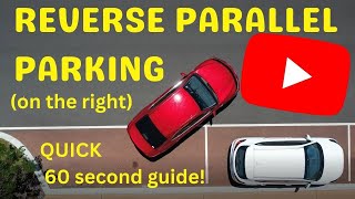 How to Reverse Parallel Park  in Less Than a Minute [upl. by Luapnaej308]