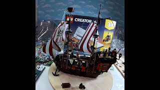 Lego Creator Pirate Ship Complete with Cloth Sails Set 31109 [upl. by Seraphina]