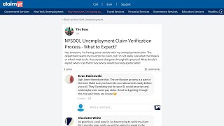 NYSDOL Unemployment How to Verify Your Claim Step by Step [upl. by Sheffy]