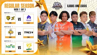 🔴LIVE  MDL PH S3  FILIPINOWK1 Day 3 [upl. by Aramit95]