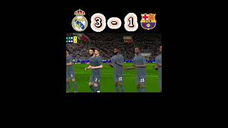 REAL MADRID VS FC BARCELONA PENALTY SHOOTOUT shortsfeed efootball shorts [upl. by Asli]