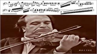 Paganini  Le Streghe Op 8 Violin Ruggiero Ricci  HQ  Sheet Music [upl. by Aiuqes]