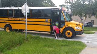 Kiana first day on school bus [upl. by Reeba]