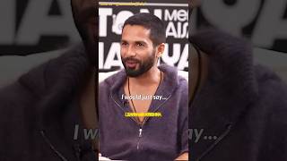 Learn to Wait 🙌  Shahid Kapoor Interview [upl. by Irahk]