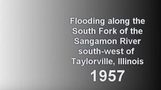 Taylorville Illinois Flood 1957 [upl. by Atineg]