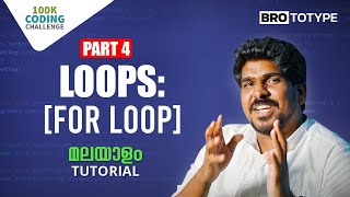 Part 4  Loops FOR Loop  C Programming Malayalam Tutorial [upl. by Bunce]