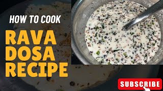 Rava dosa recipetamil cookrecipevaarnan [upl. by Akissej]