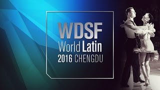 Lazzarini  Benedetti ITA  2016 World Latin R1 PD  DanceSport Total [upl. by Lorak]