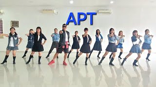 APT  LINE DANCE  PHRASED IMPROVER  HAKKA LINE DANCE BATAM  2024 [upl. by Krystle]