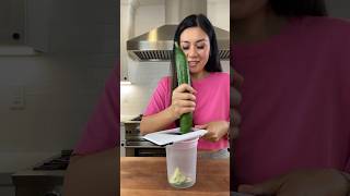 Influenced by Logan to eat an Entire Cucumber  MyHealthyDish [upl. by Ytsirt]