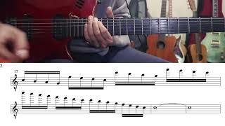 Guitar Lessons  Major ScaleDiatonic Scale Key of C  Ex 1 [upl. by Knowland]